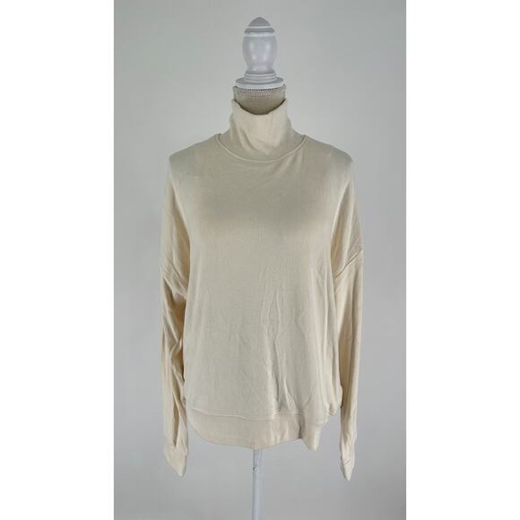 Klassy Network Turtleneck Oversized Sweater Brami Cream Womens Size Small - Picture 4 of 14